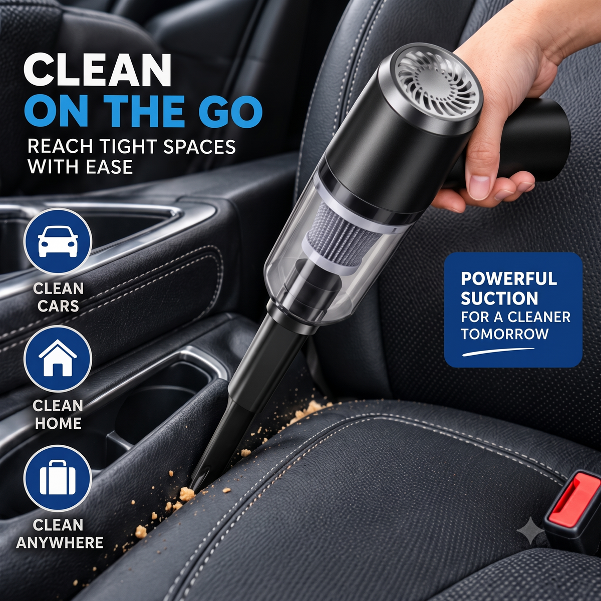 Multifunctional Air Duster Cleaner – 3-in-1 Cordless Cleaning Blower & Vacuum